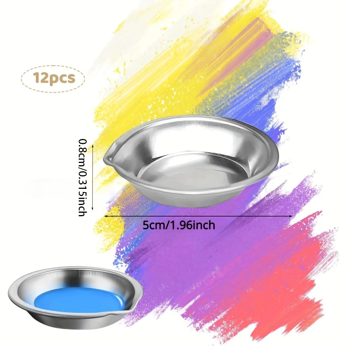 Durable Stainless Steel Paint Palette Set