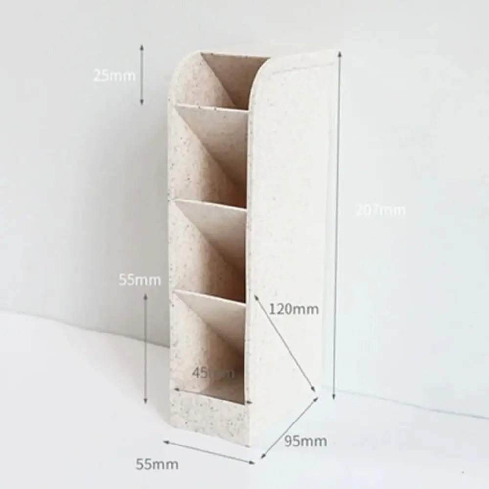 Macaron Color Oblique Insertion Desktop Organizer