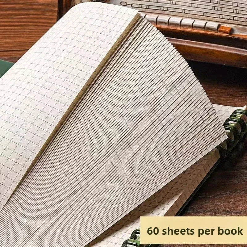 B5 Sketchbook Loose Leaf Checkered Book