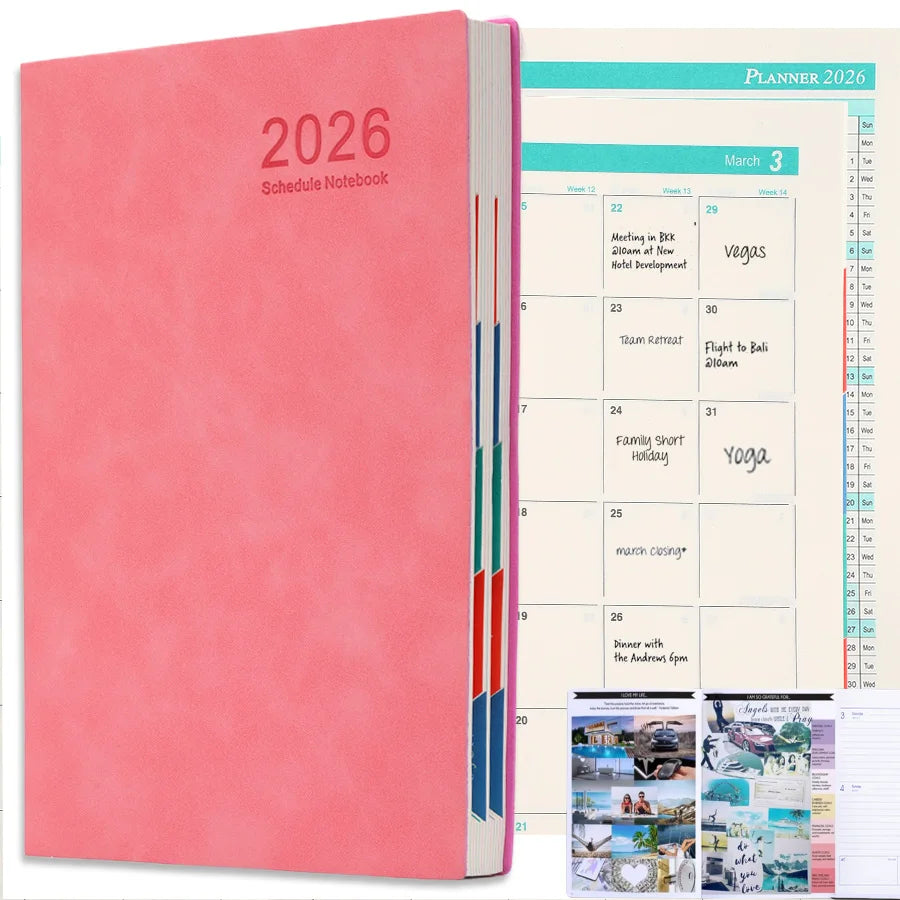 365-Day 2026 Portable A5 Pocket Planner