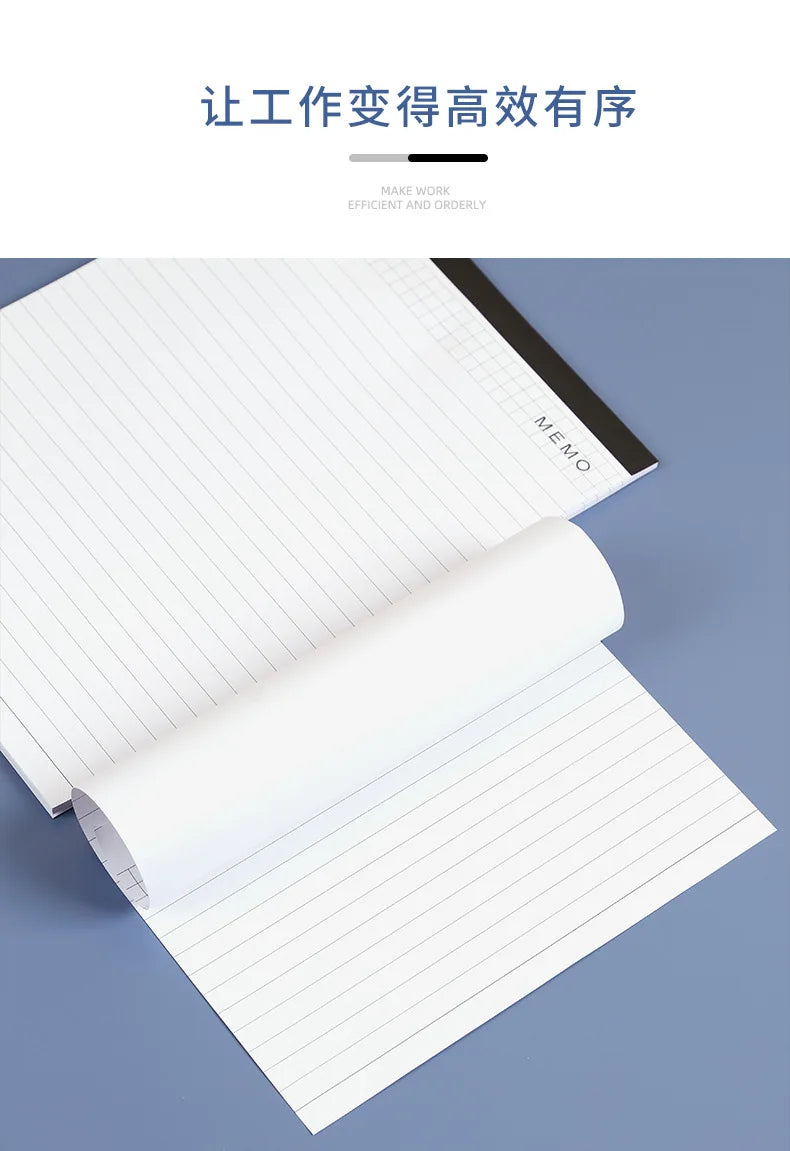 A4 Conference Tearable Lined Pages Memo Pad