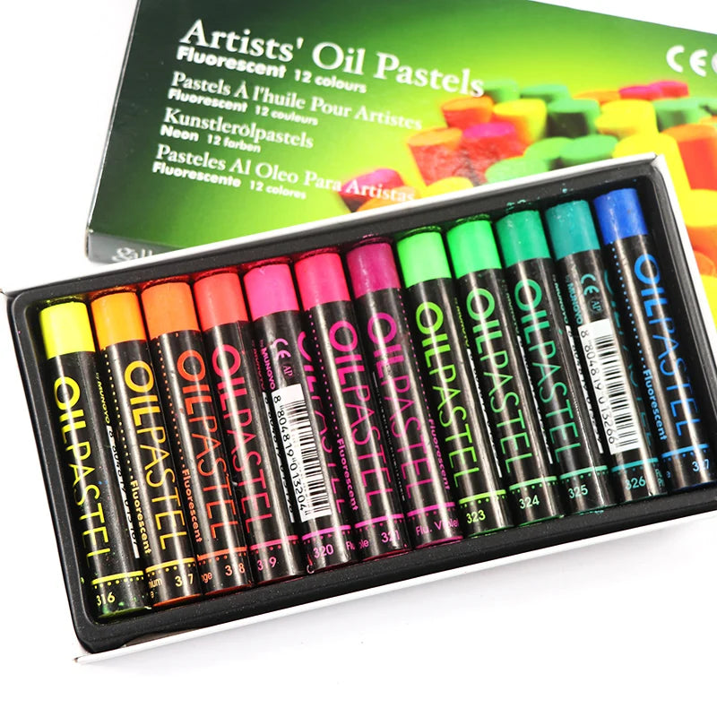 Soft Oil Pastel Dry Metallic Crayons