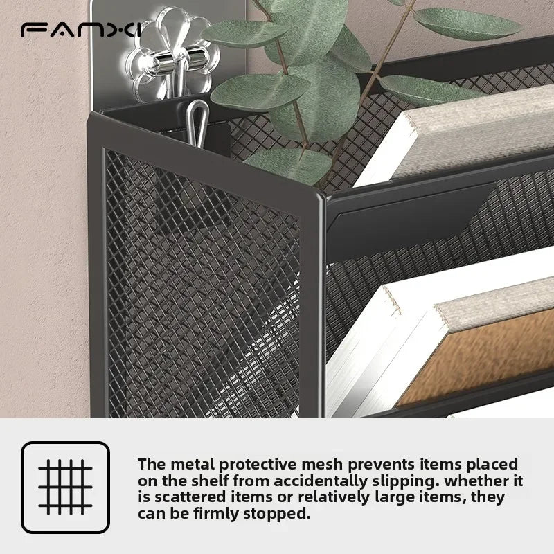 5 Pocket Mesh Hanging Wall File Organizer