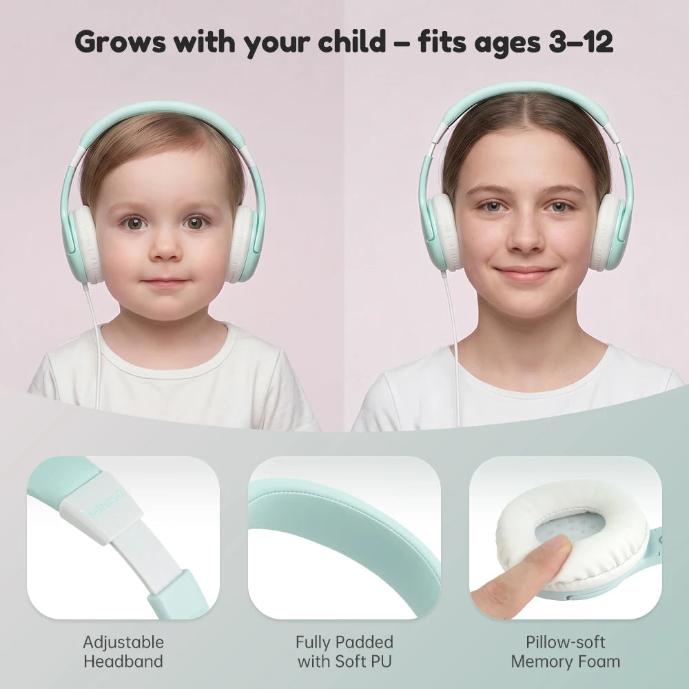 MINISO Kids Wired Headphones