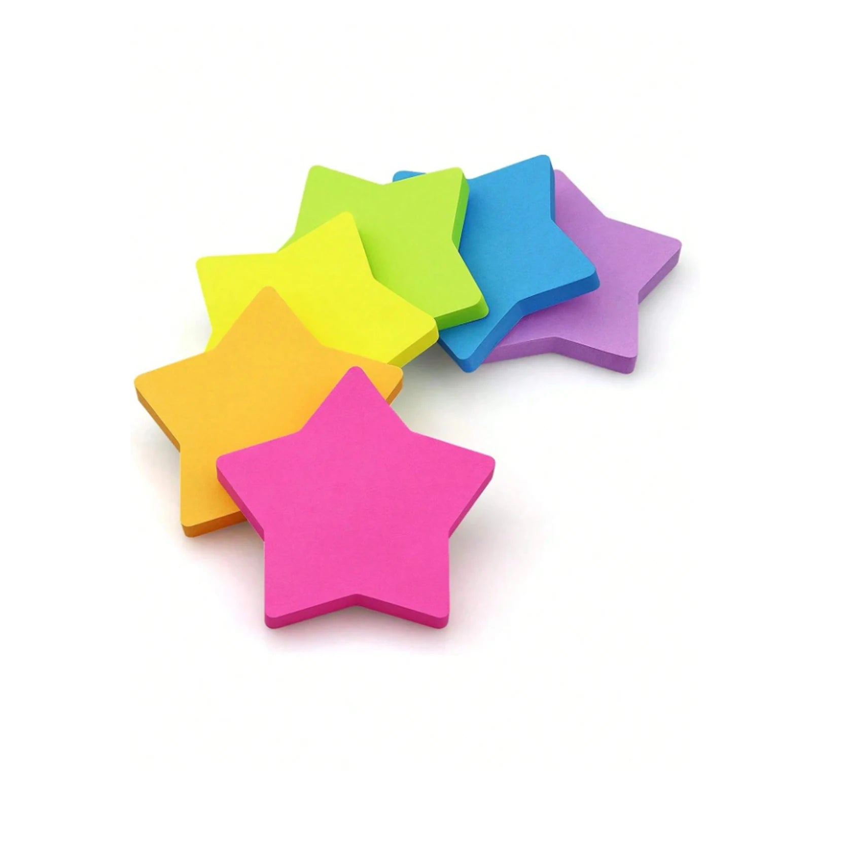 8 Colors Heart Pentagon Shaped Sticky Notes