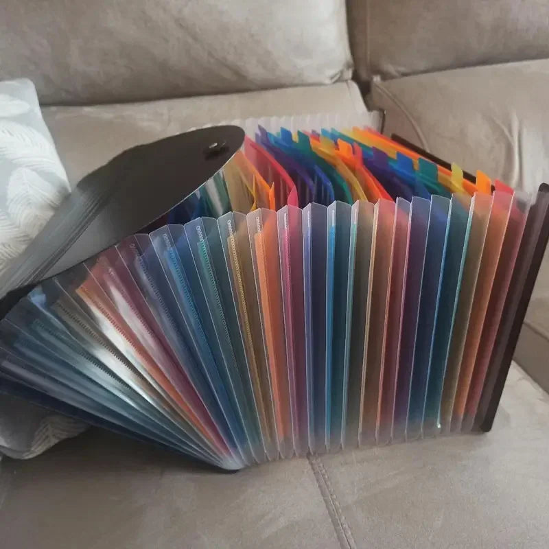 Plastic Accordion Folder Storage Bag