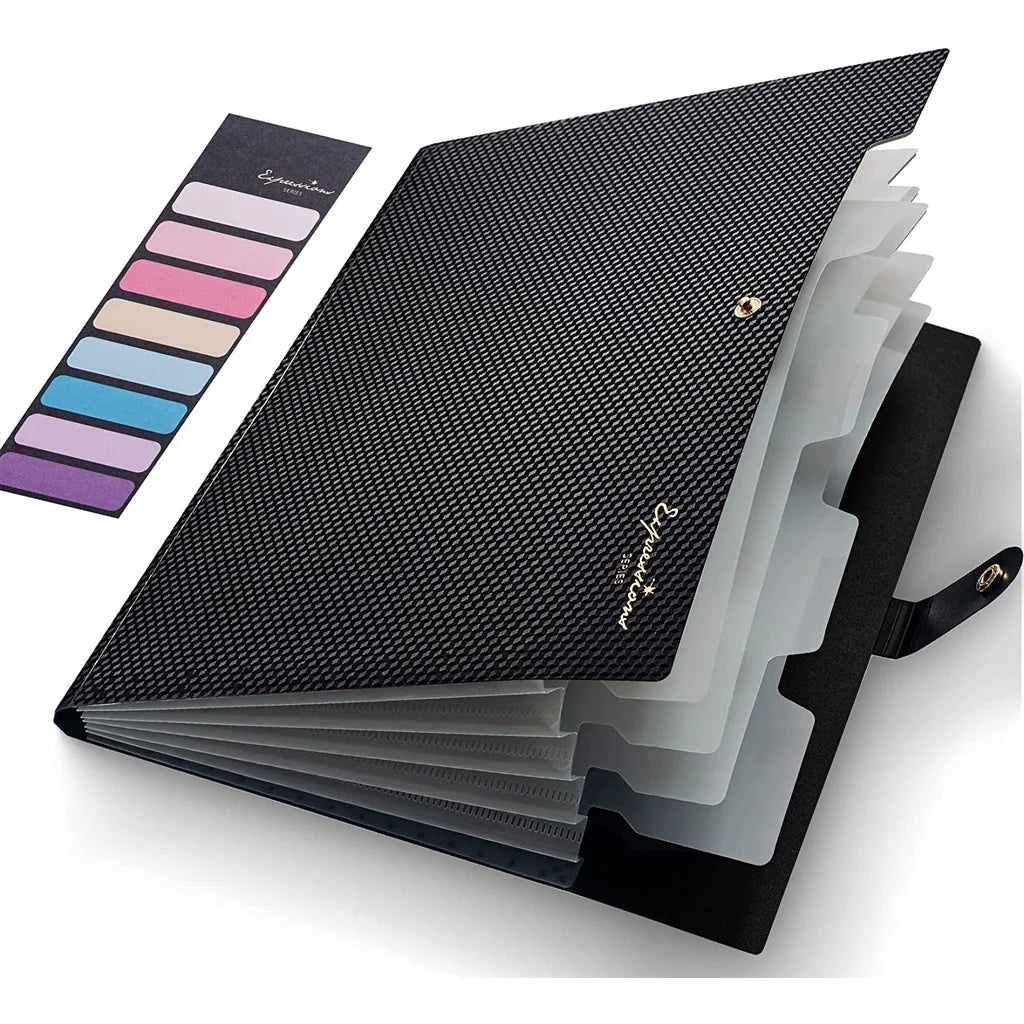Expanding File Folder with 5 Pocket Folders