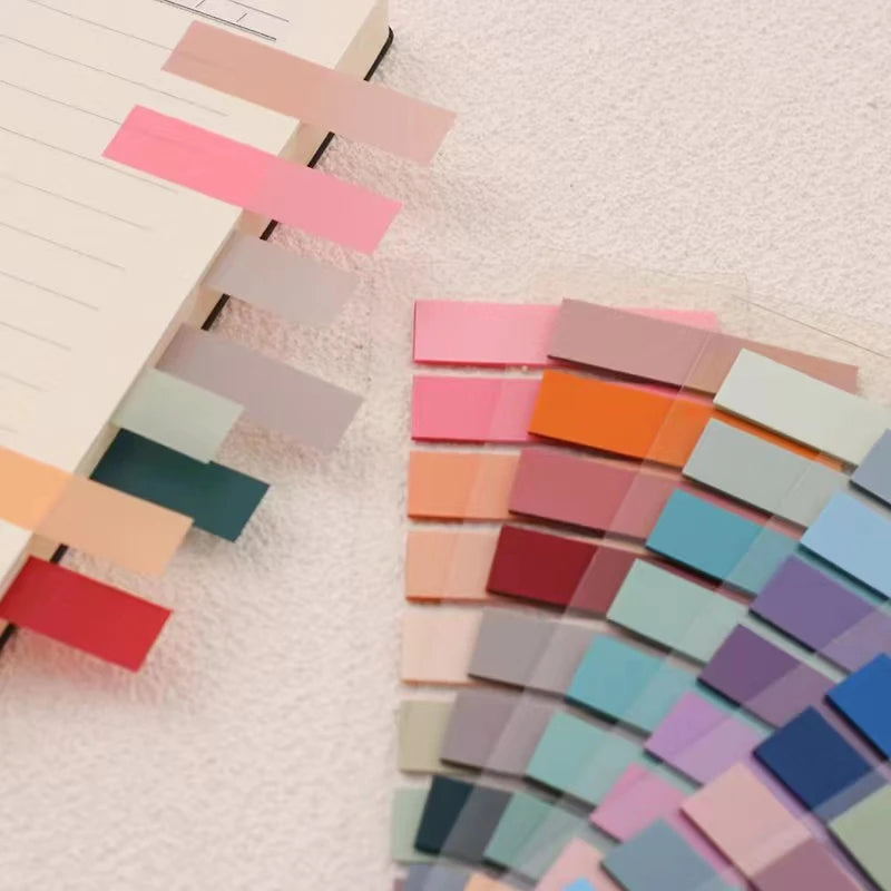 200 Sheets Transparent Sticky Note Index Tabs