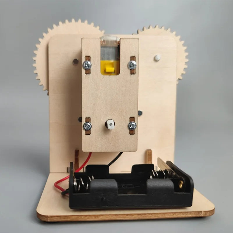 STEM Wooden Mechanical Gear DIY 3D Puzzle