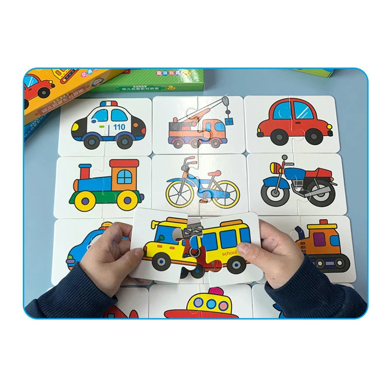 Montessori Learning Educational Puzzle Cards