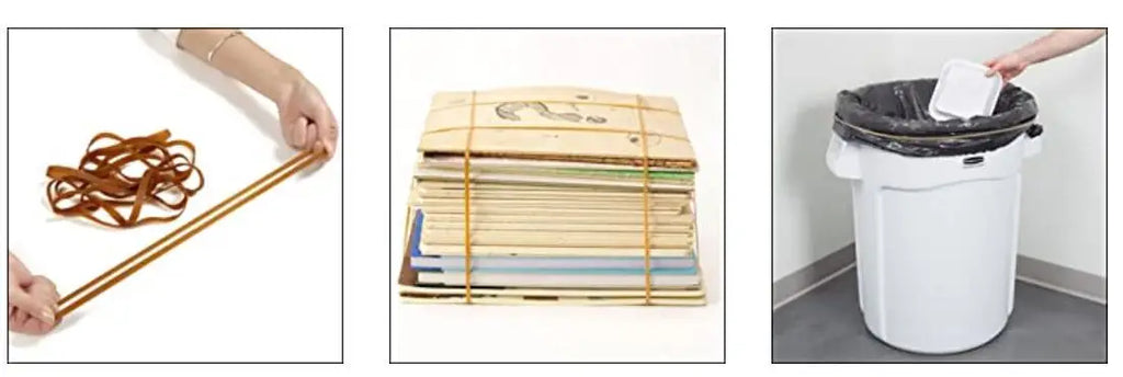 100 Pcs Various size Elastic Rubber Bands