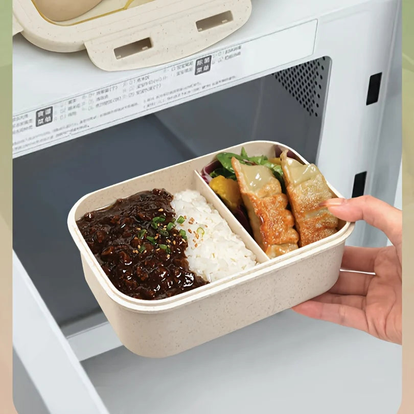 1pc Wheat Straw Lunch Box