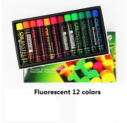 Soft Oil Pastel Dry Metallic Crayons