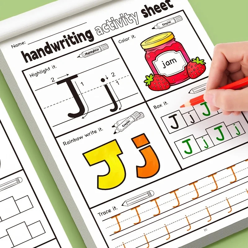 A to Z Handwriting Practice Book