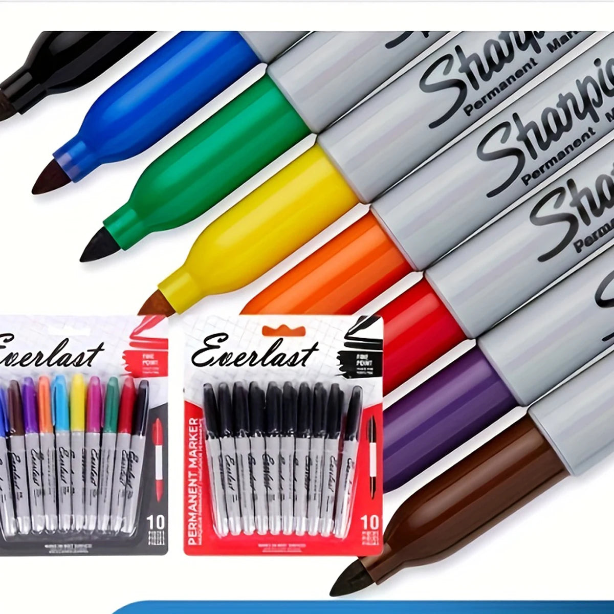 10pcs Colorful Permanent Markers