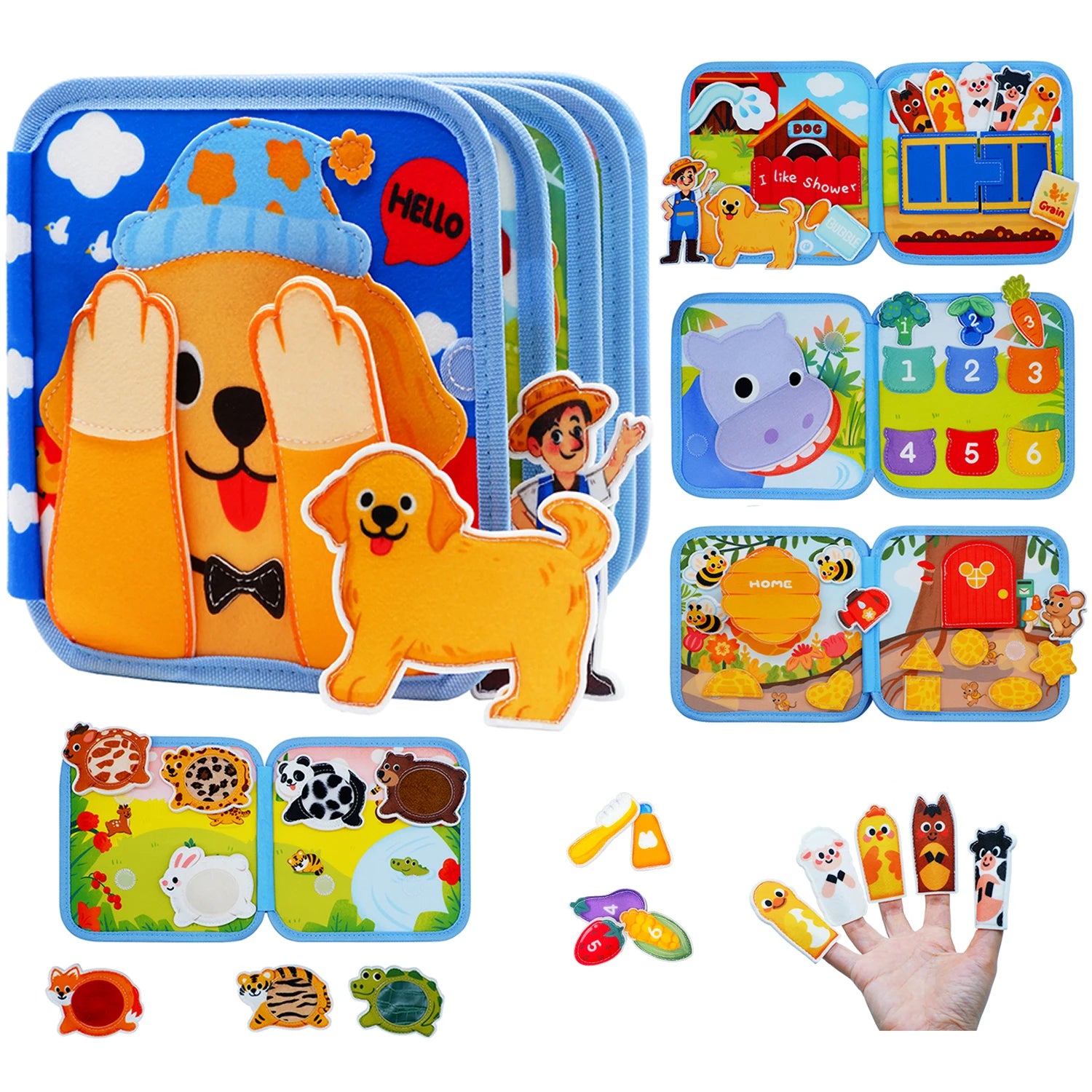 Giraffe Busy Book Preschool Learning