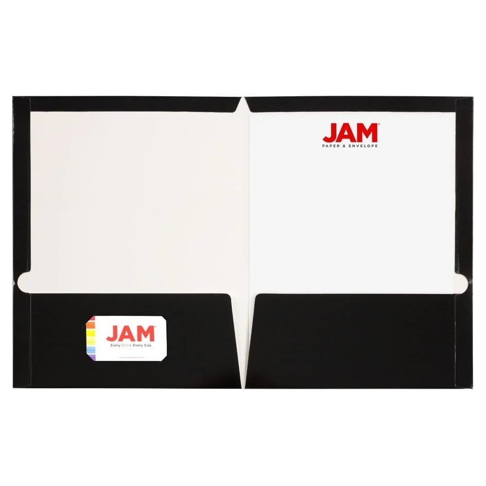 Laminated Glossy Two Pocket Folders 3 Pack