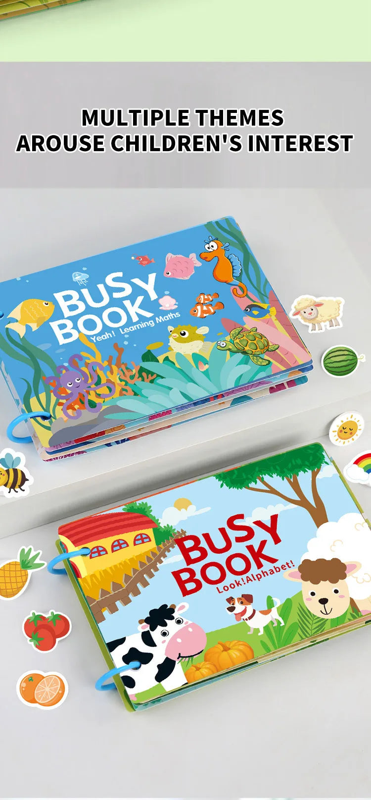 Busy Book for Toddlers Ages 2-6