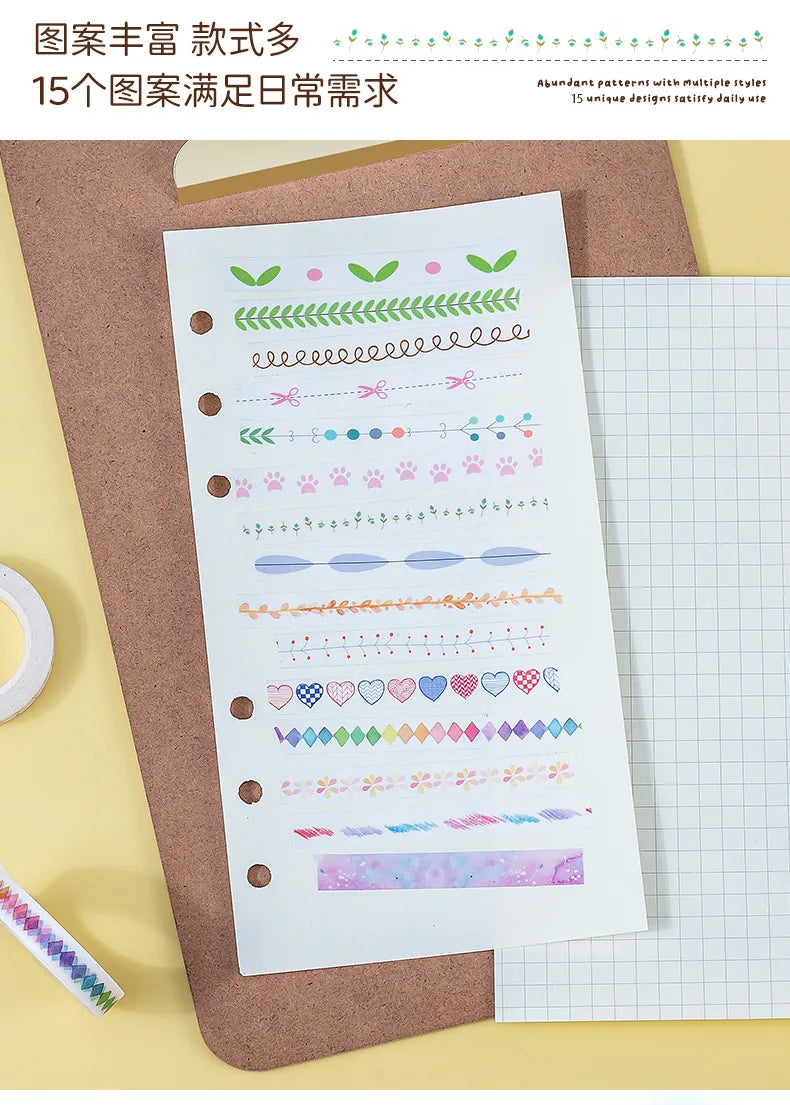 Flower Decorative Washi Tape