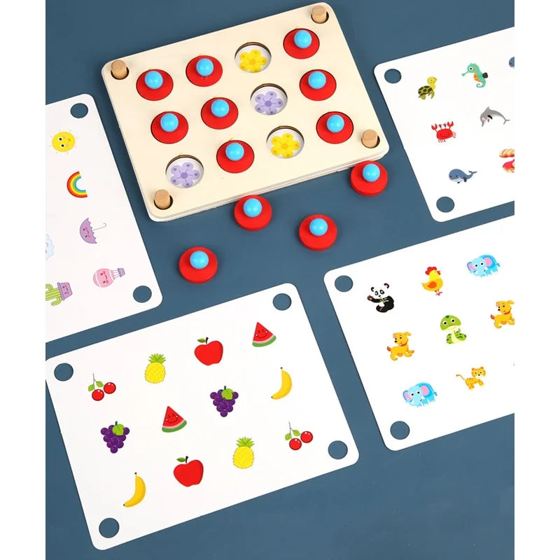 Educational Wooden Memory Games