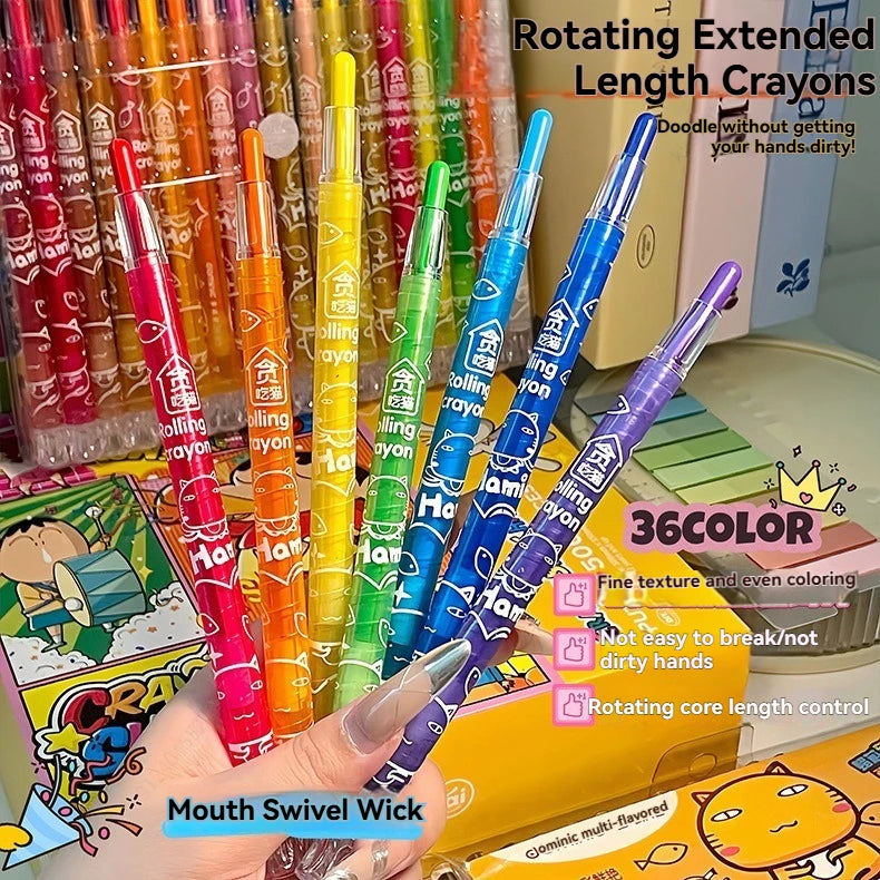 Rotate Color Crayola Washable Crayons Set