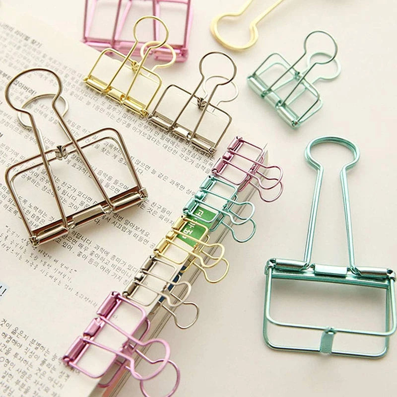 2-10 Pcs Binder Clips Page Holders