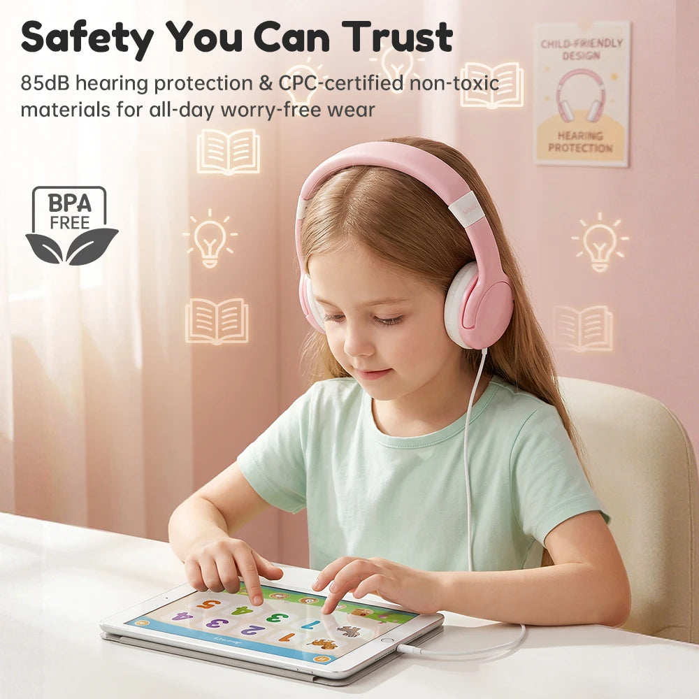 MINISO Kids Wired Headphones