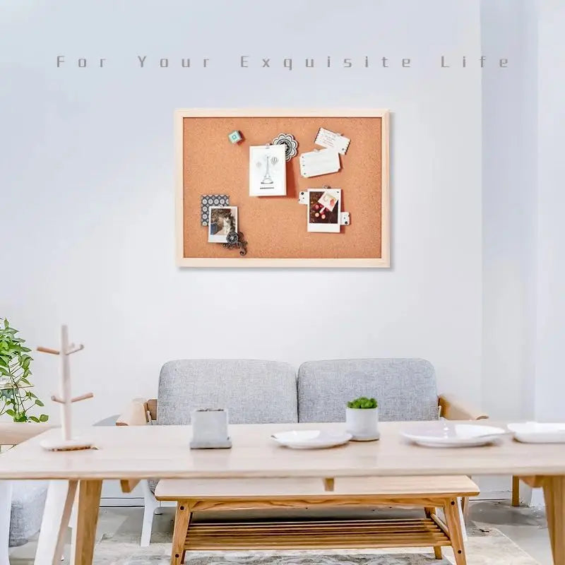Wooden Cork Board Decoration