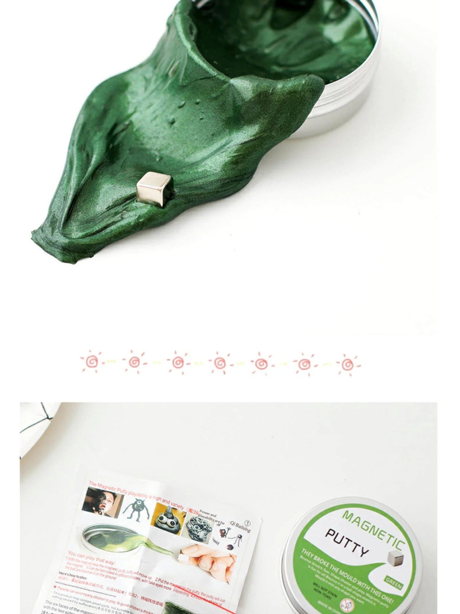 Magnetic Putty Slime Gravity Defying Magnet