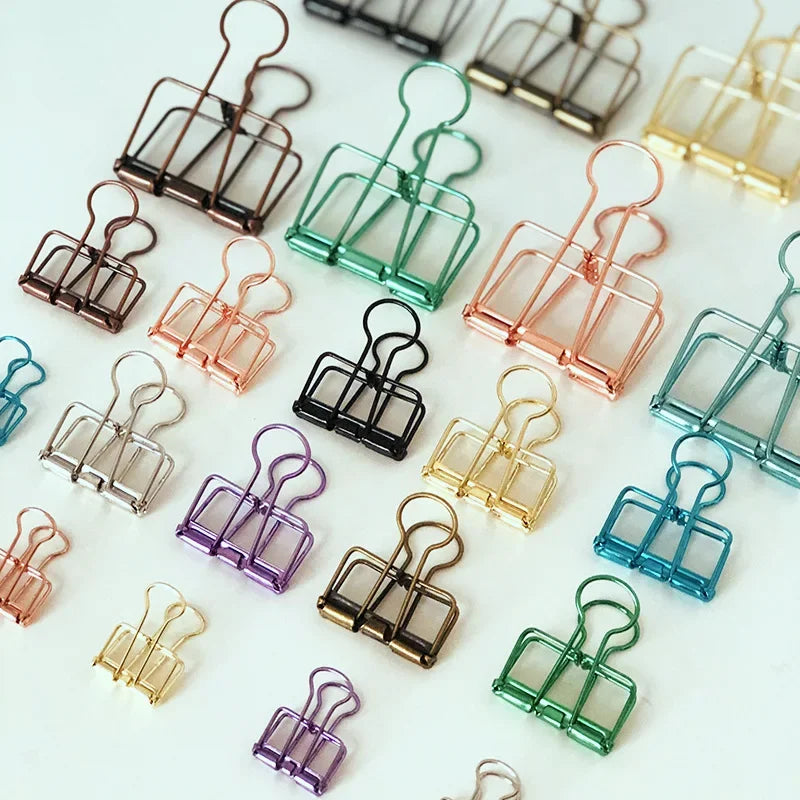 2-10 Pcs Binder Clips Page Holders