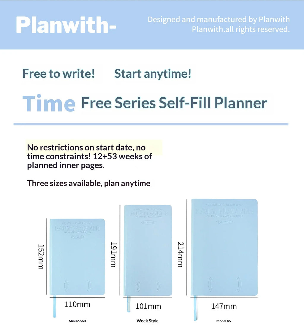 2026 Plan with Daily Agenda Weekly Plan Book