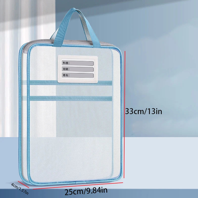A4 Stationery Storage Bag Double-layer