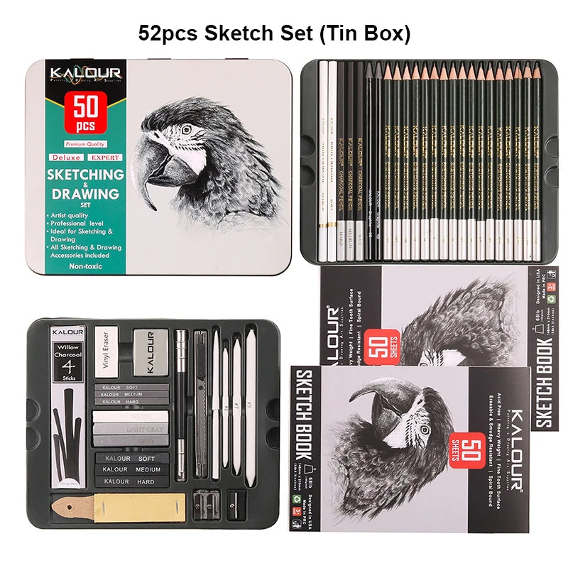 KALOUR Pro Sketching Pencil Set