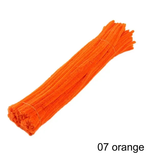 100Pcs Multicolor Pipe Cleaners