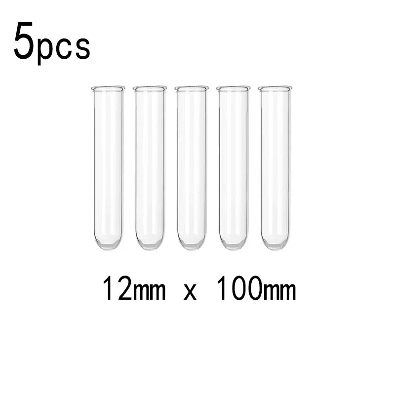 5pcs Borosilicate Glass Test Tubes