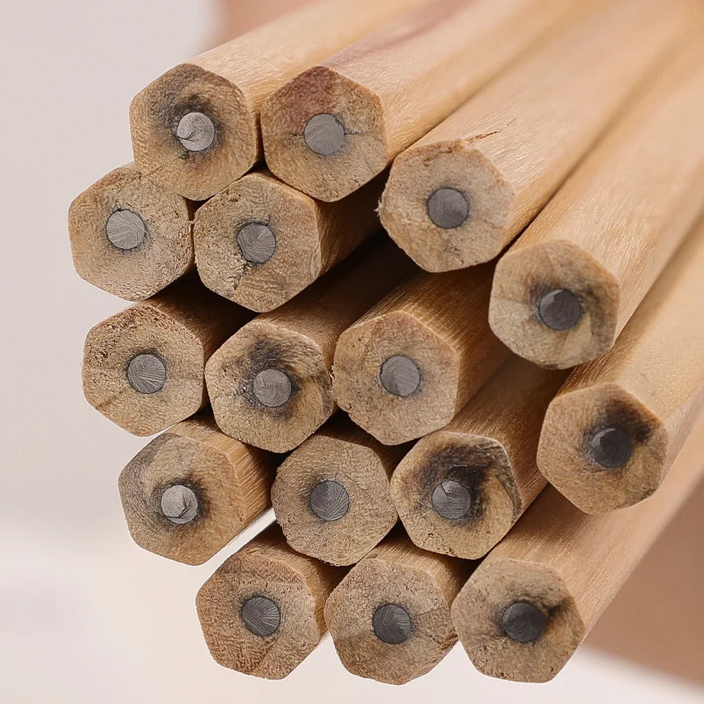 HB Natural Hexagon Wooden Lead Pencils