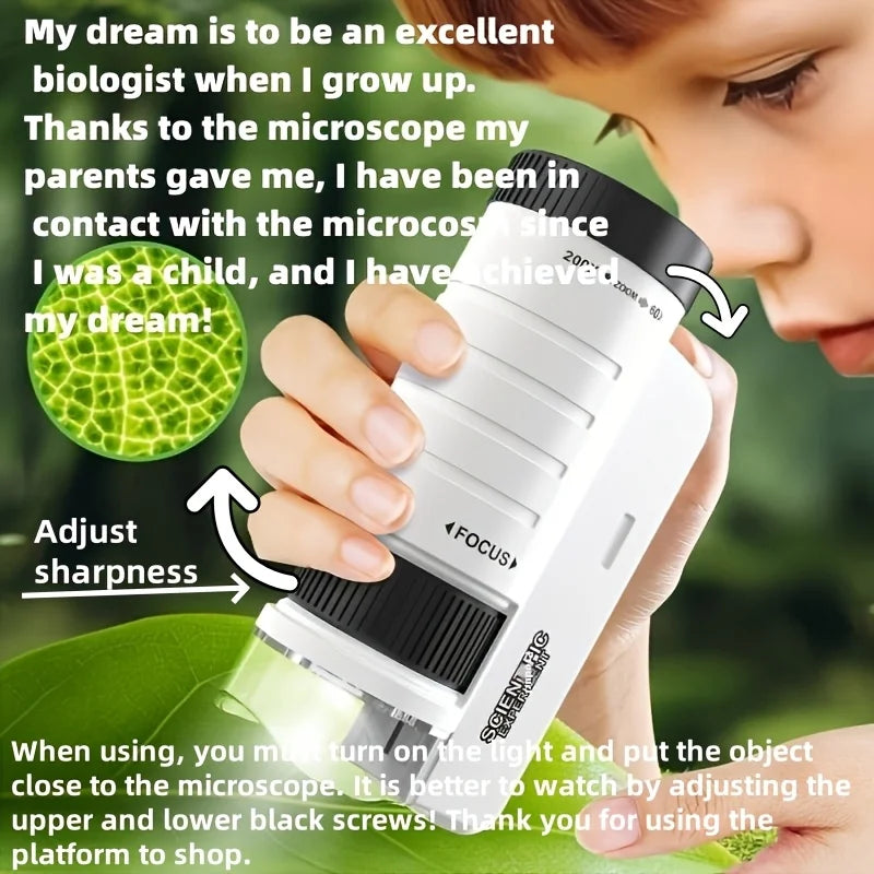 Handheld Microscope Kit Lab