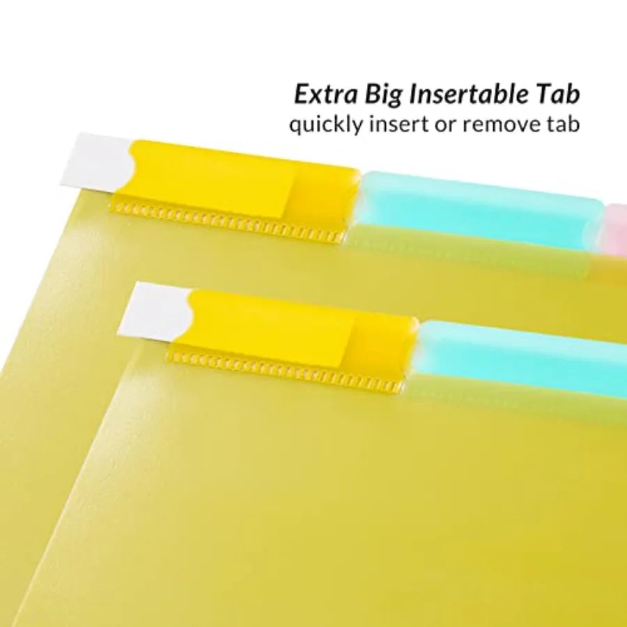 6 Sets Plastic Binder Dividers