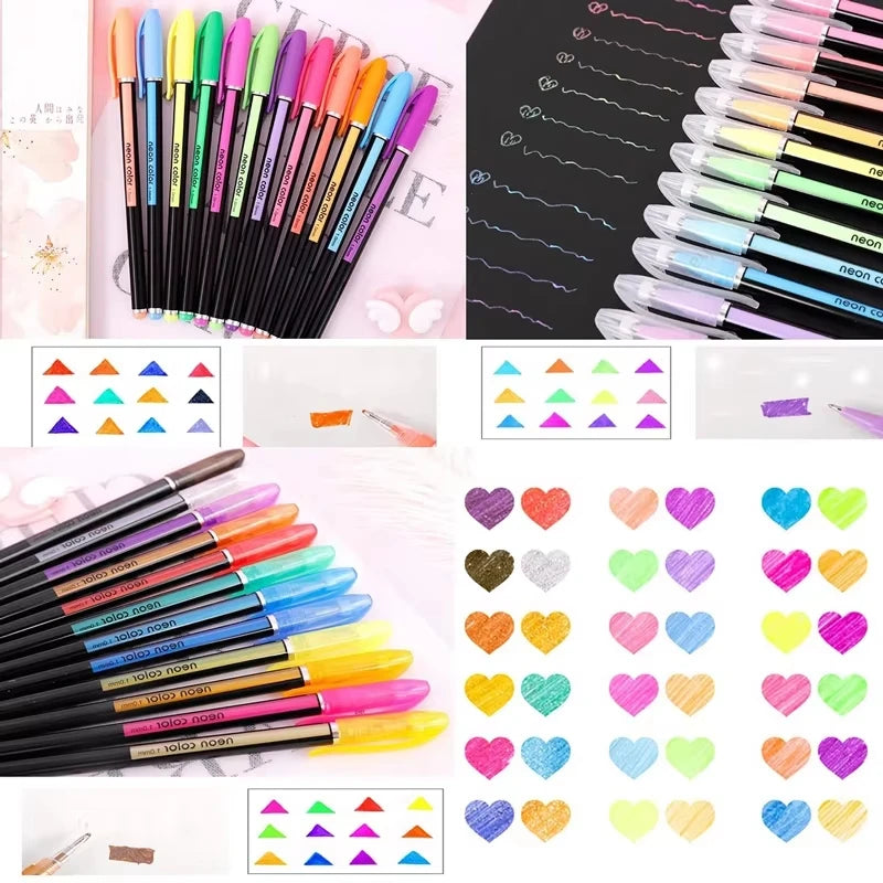 Glitter Gel Pen Set