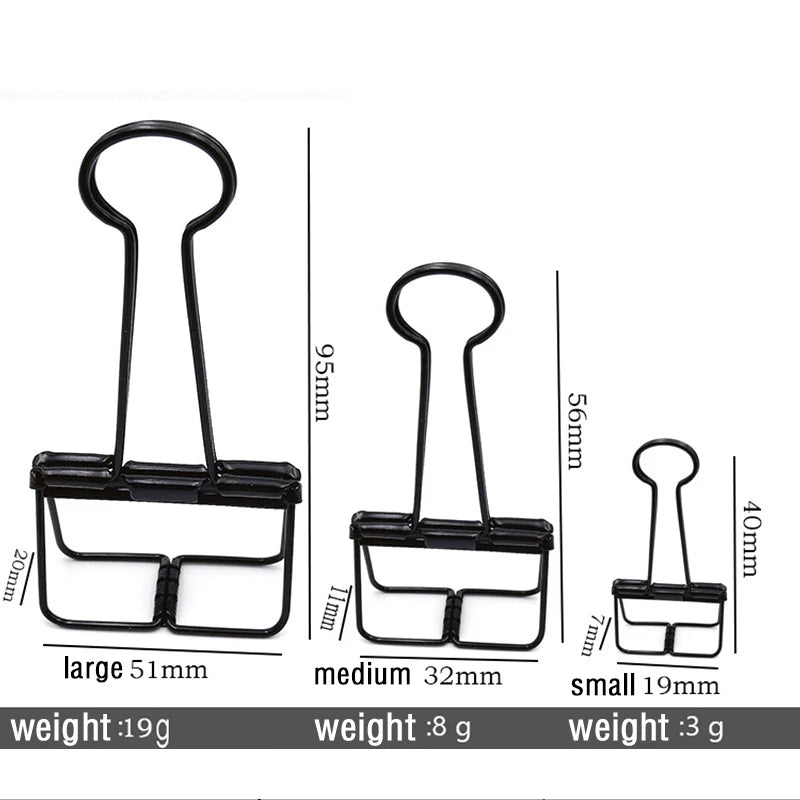 2-10 Pcs Binder Clips Page Holders