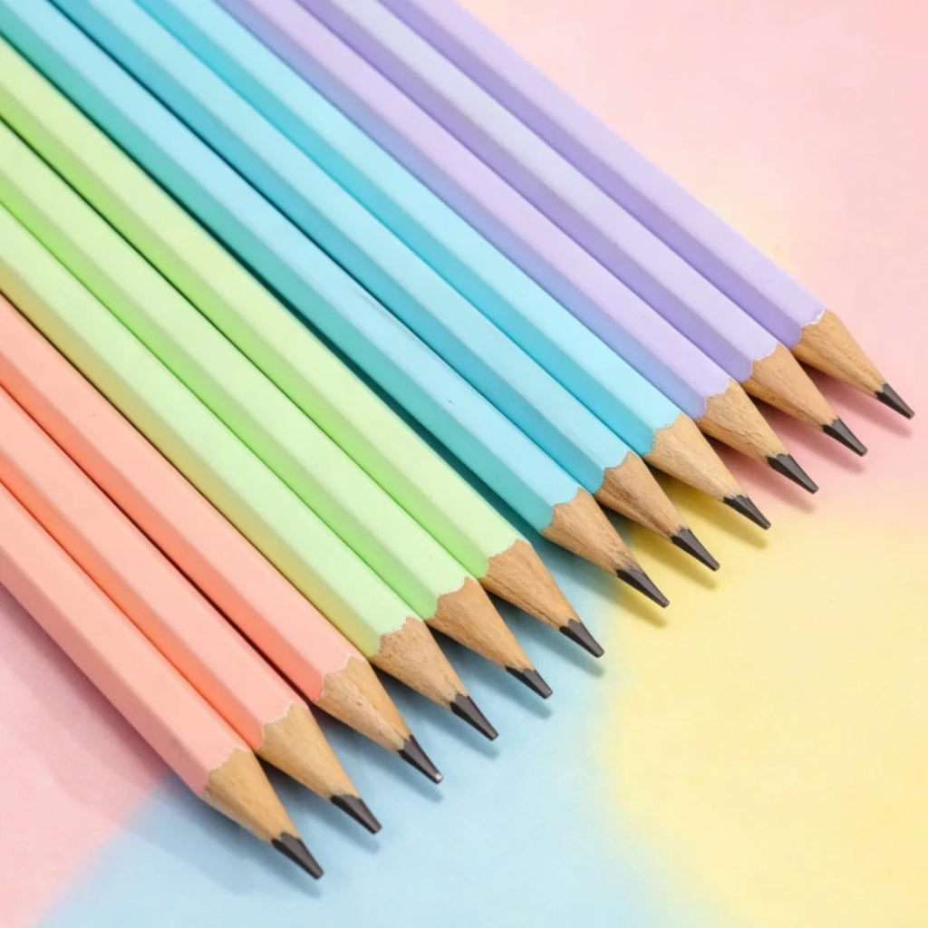 Macaron Wood Case 2B Pencils