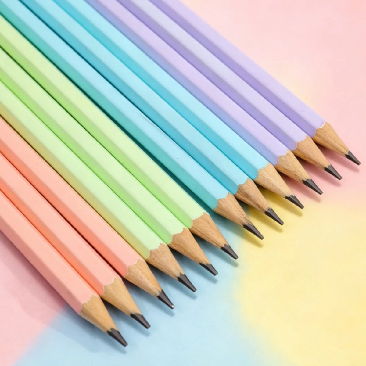 Macaron Wood Case 2B Pencils