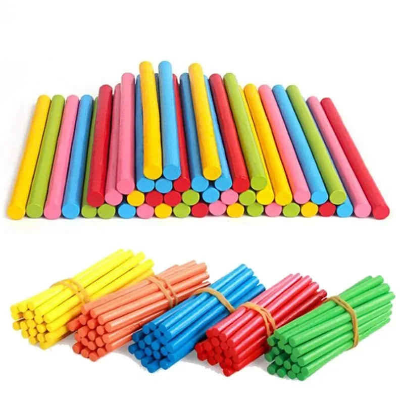 Colorful Counting Sticks for Kids