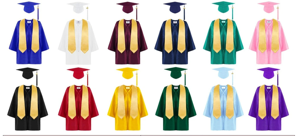 Kids Graduation Gown Cap