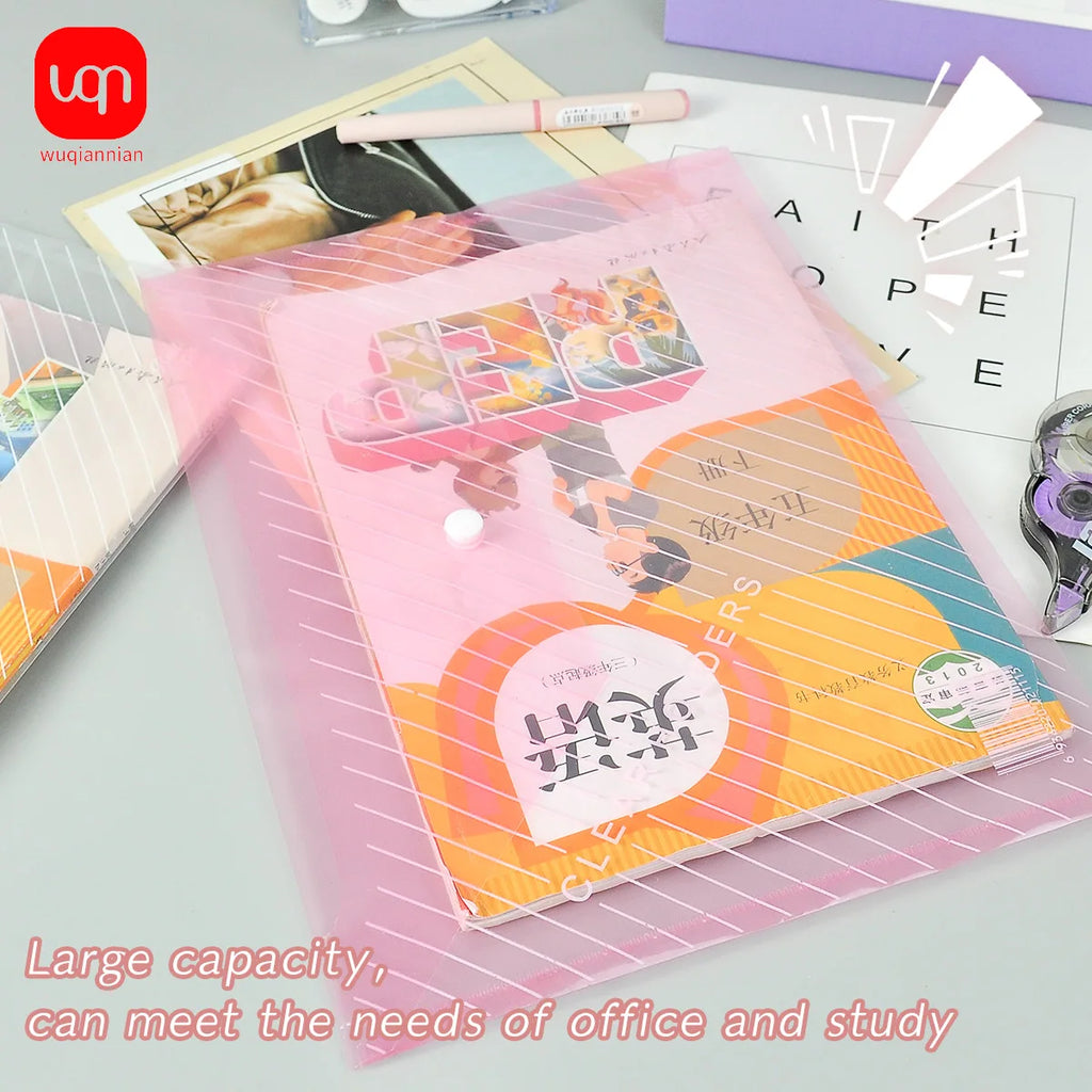 5/25PCS Morandi Color Document Bag
