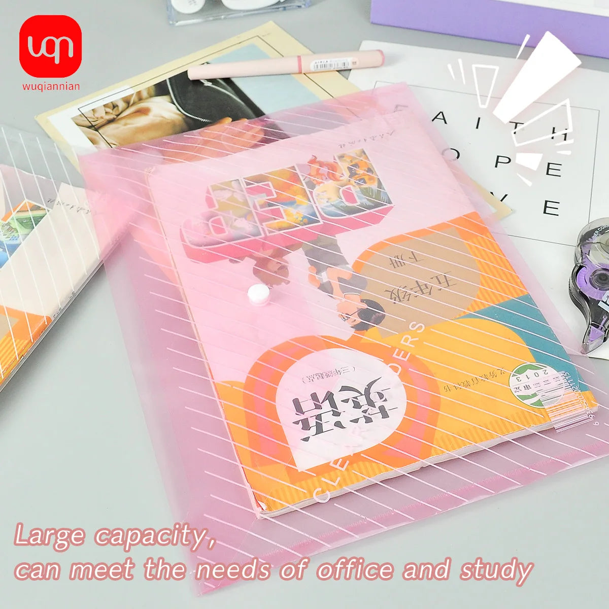 5/25PCS Morandi Color Document Bag