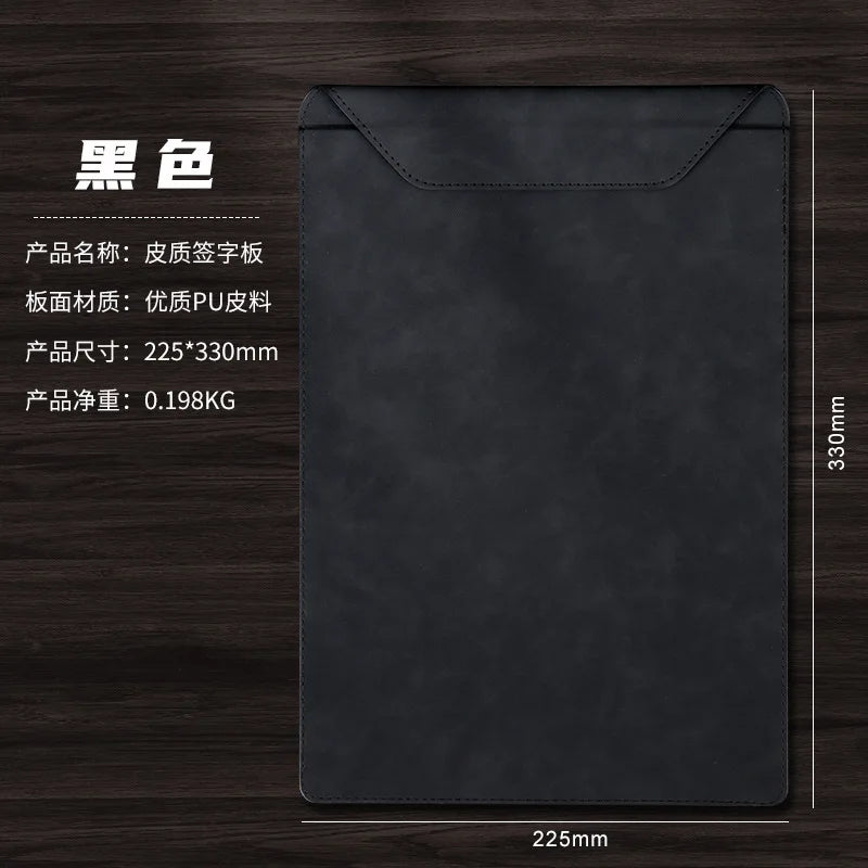 Business Leather A4 Paper File Folder Clipboard