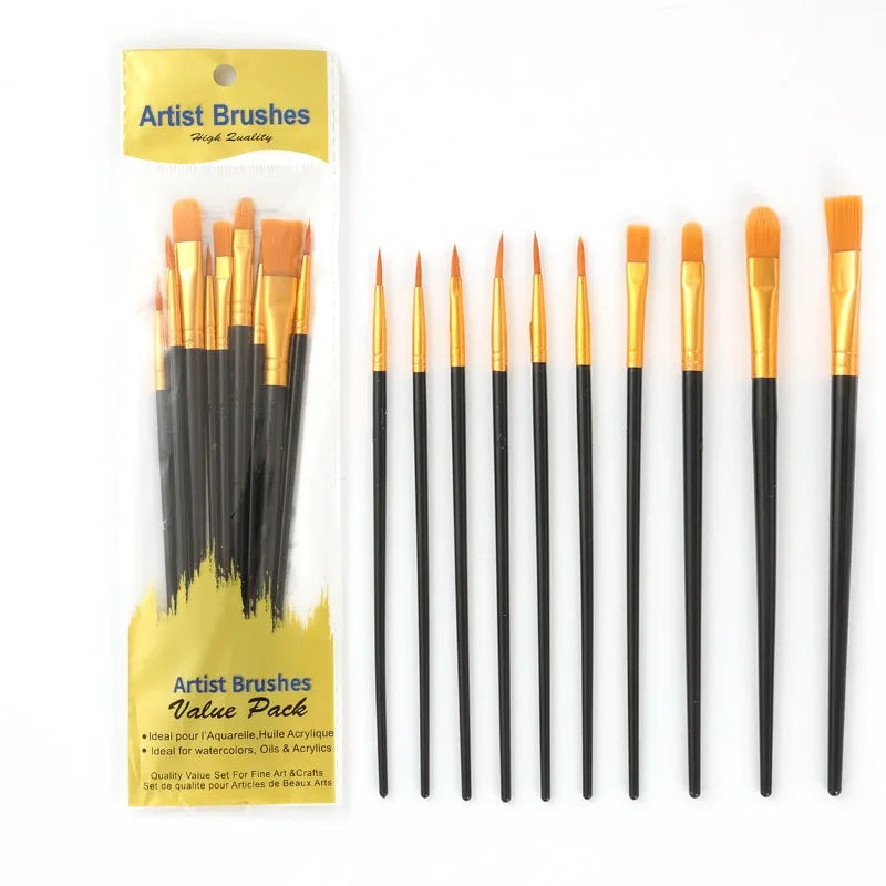 Plastic Pole Oil Painting Brushes