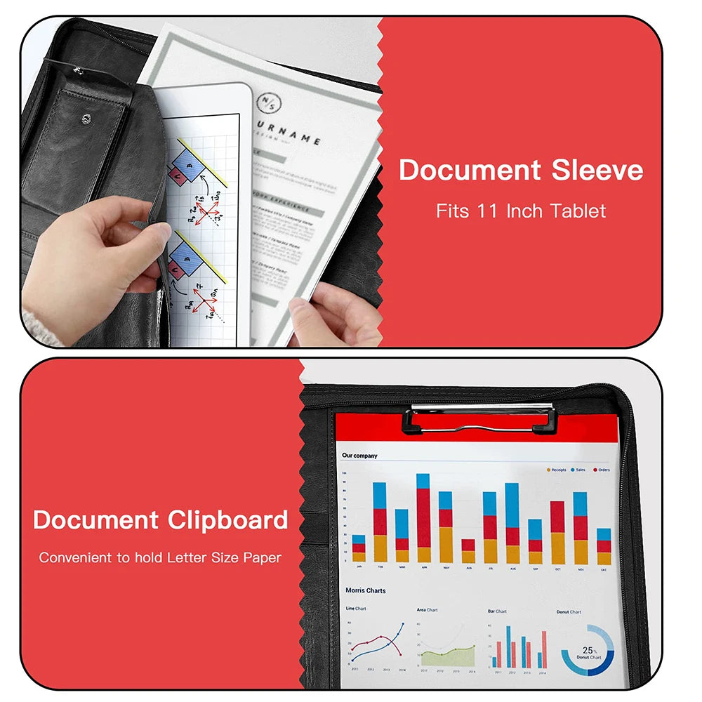 Multifunctional A4 Conference Folder