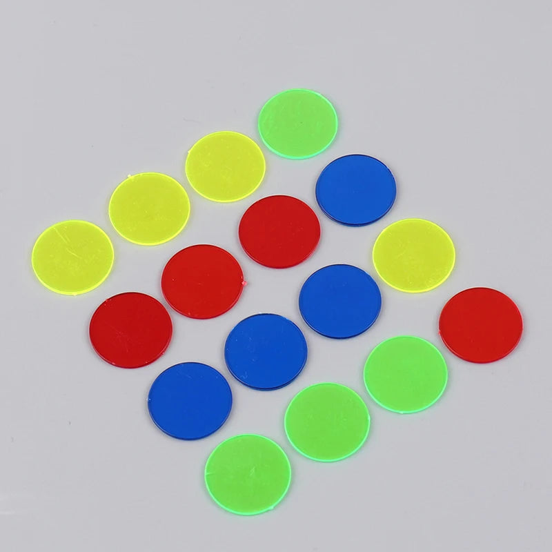 100Pcs Montessori Color Coins